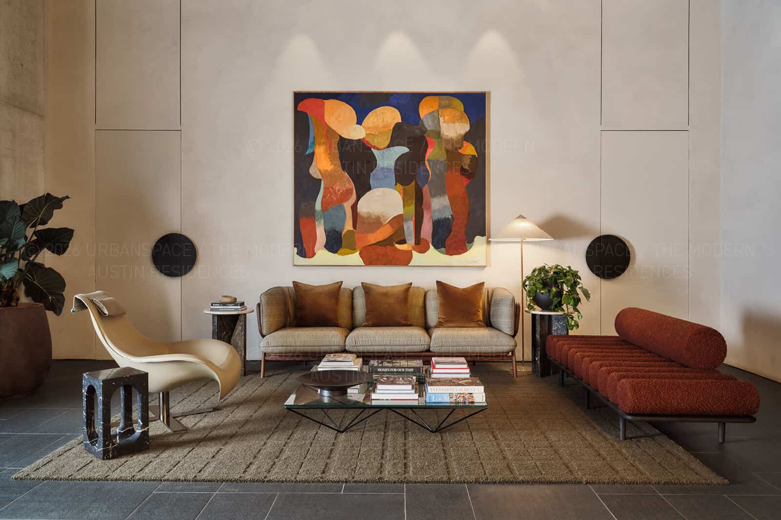 The lobby at The Modern