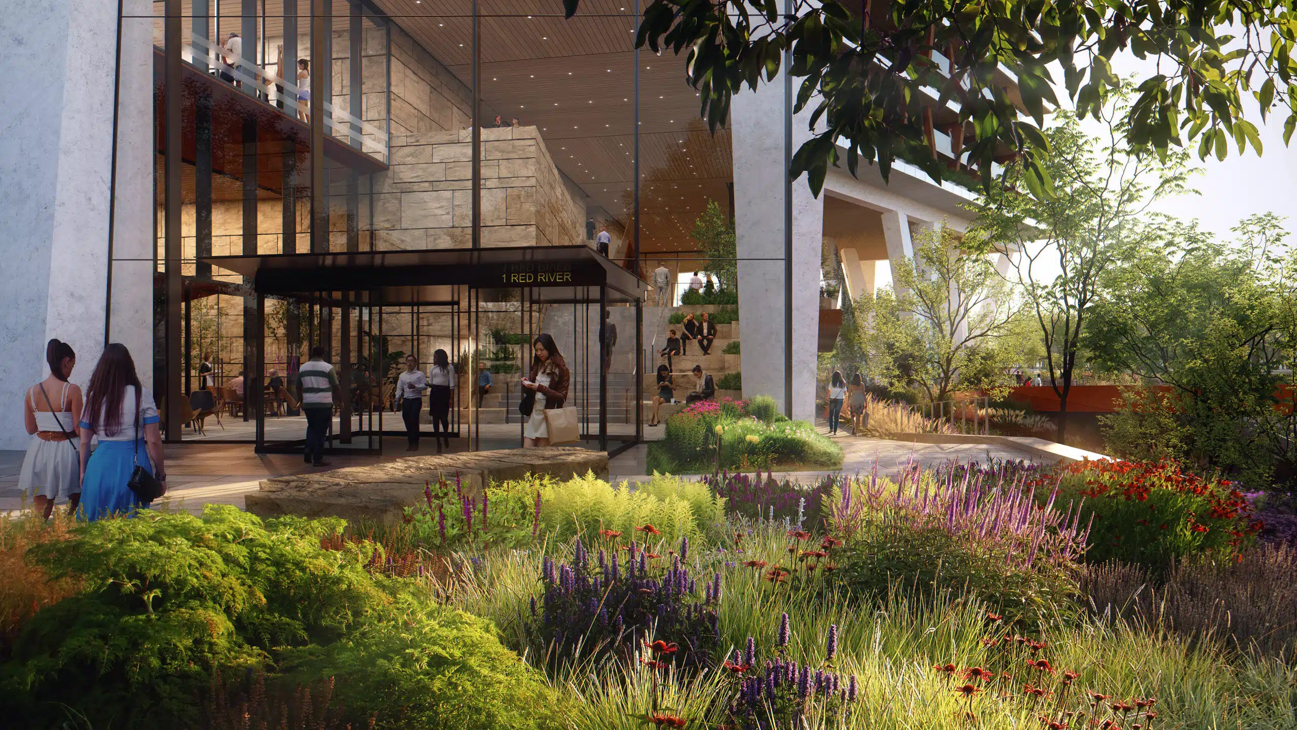 Waller Creek dining after work