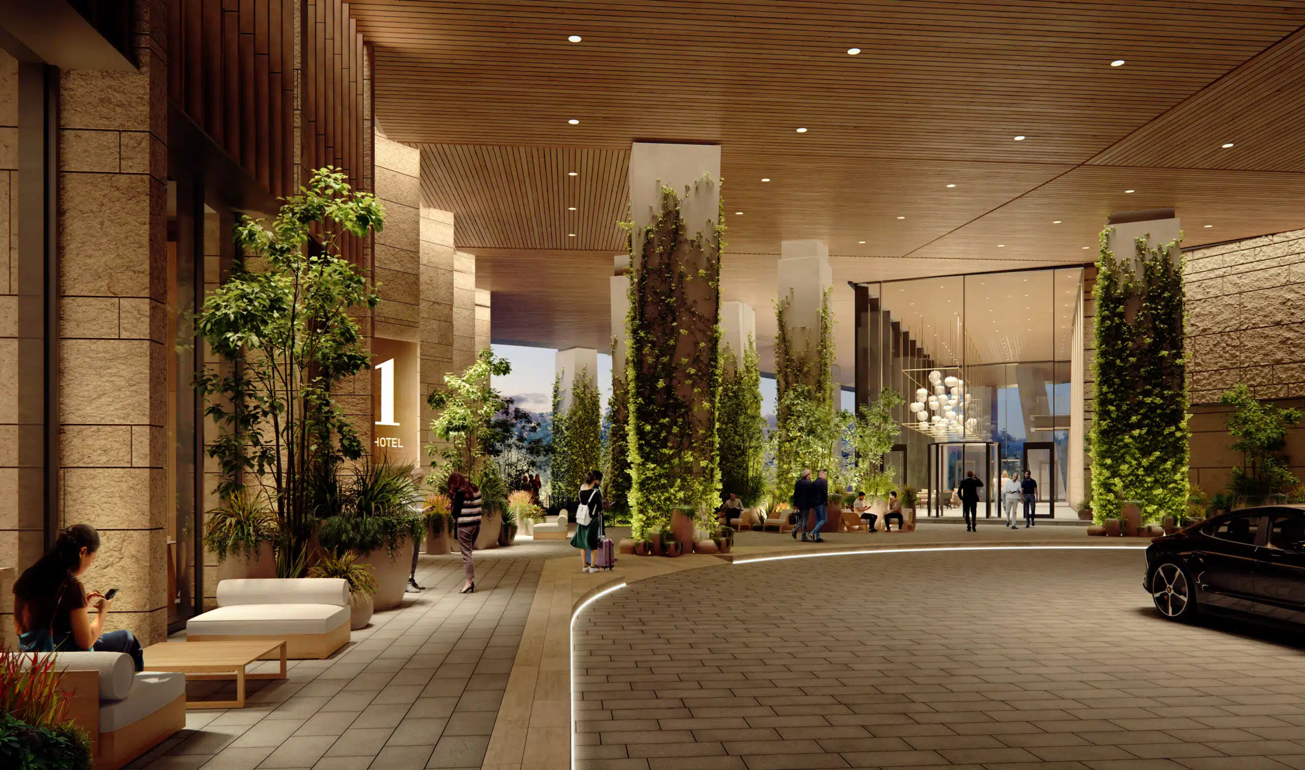 The 1 Hotel arrival at Waterline